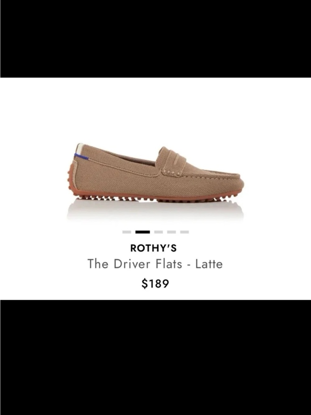 Rothy's The Driving Loafer Neutral Slip On Mens Size 8.5 Women’s 9.5/10 - Picture 4 of 12